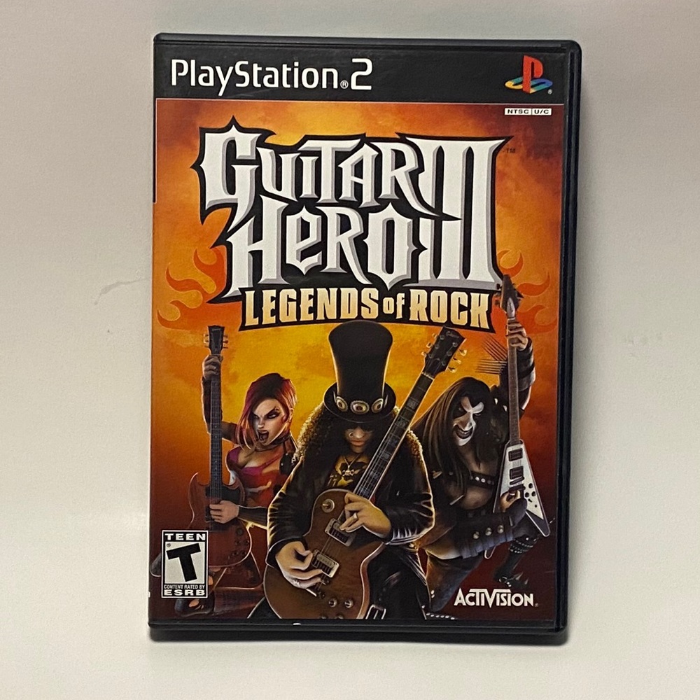 PS2 Guitar Hero 3 Rock Legends